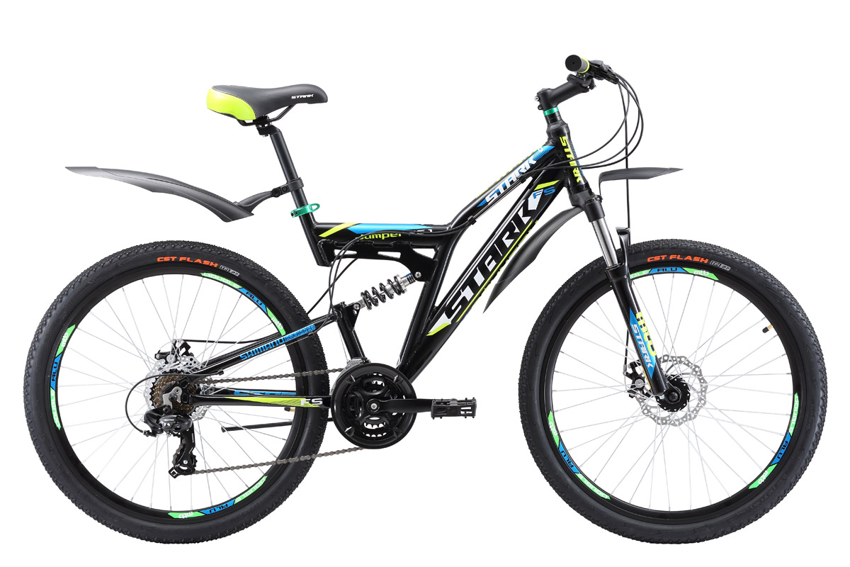 Двухподвесный велосипед 26 дюймов STARK Jumper 26.1 FS D (2017)