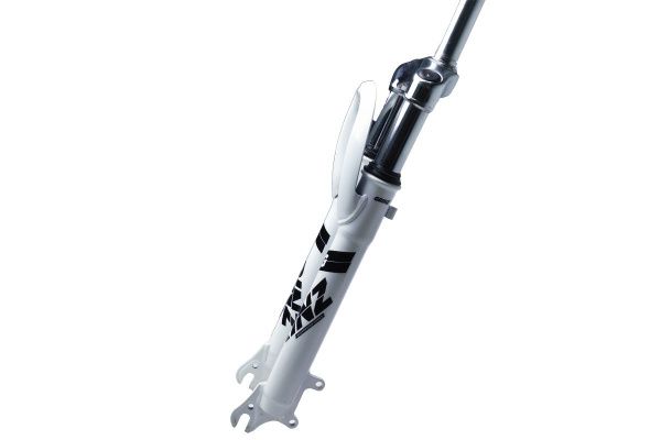 Вилка GRINZ ES 225-2 26"*1" резьбовая, пружина, стальная, белая\черная, 2,4кг Вилка GRINZ ES 225-2 26"*1" резьбовая, пружина, стальная, белая\черная, 2,4кг