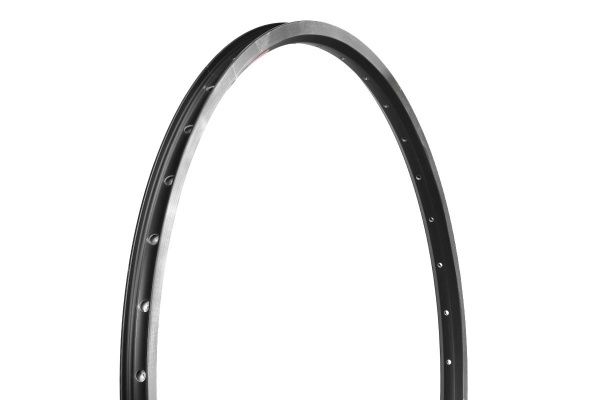 Обод DH-18 RAINBOW double wall w/CNC 26"*32H BLACK,шир-24мм,пос.шир-18,8мм,выс-19мм,с фрезеровкой,черный