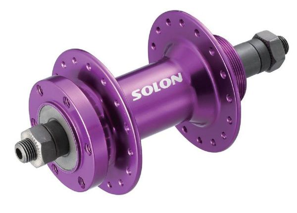 Втулка задняя Solon DH701R 36H DISC M10*135mm, эксцентрик, крепление IS6, под трещотку, черная